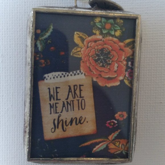 Jewel Kade Charm/Pendant "D/We are meant to shine" - Picture 2 of 3